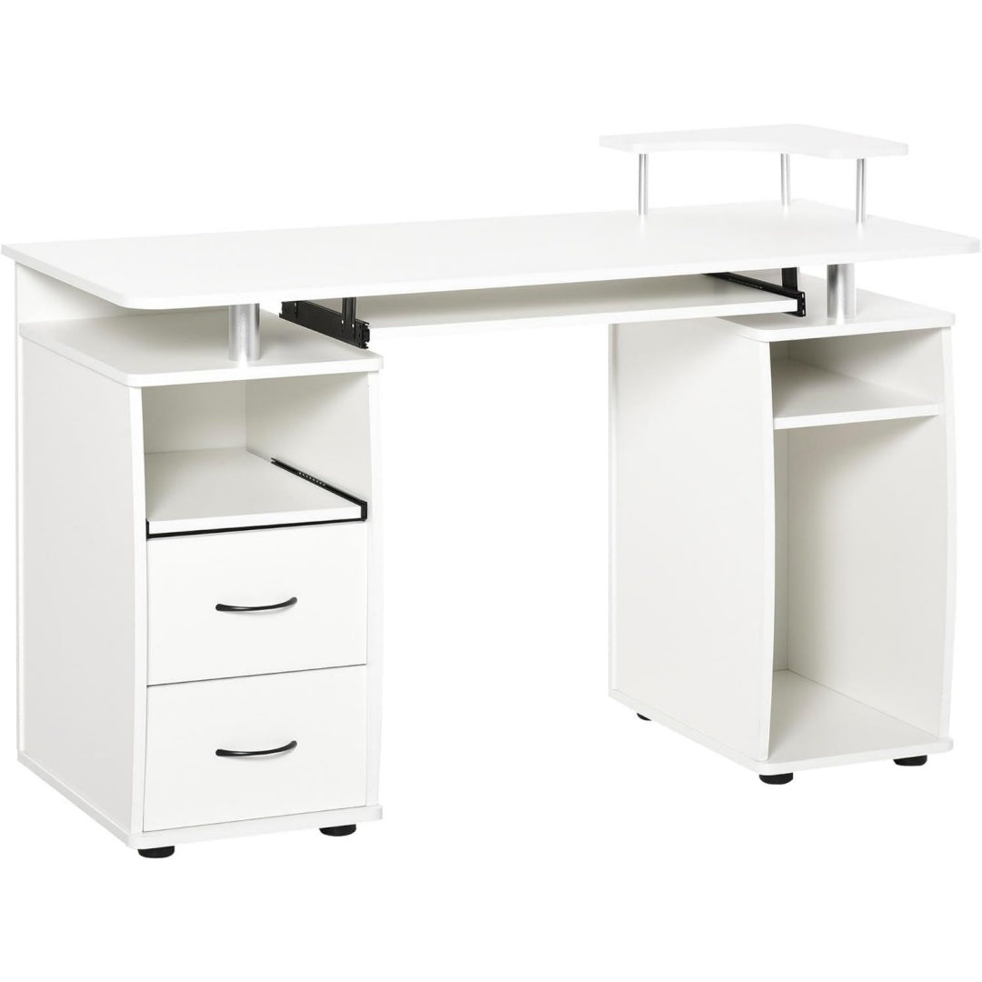 postazioni di lavoro per computer bianco ufficio con cassetti
