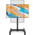 supporti girevoli nero con ruote illuminato a led
