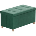 ottomane verde per letto resistente
