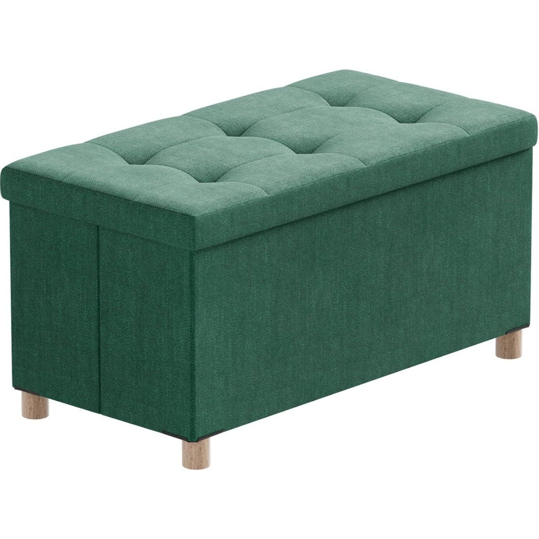 ottomane verde per letto resistente